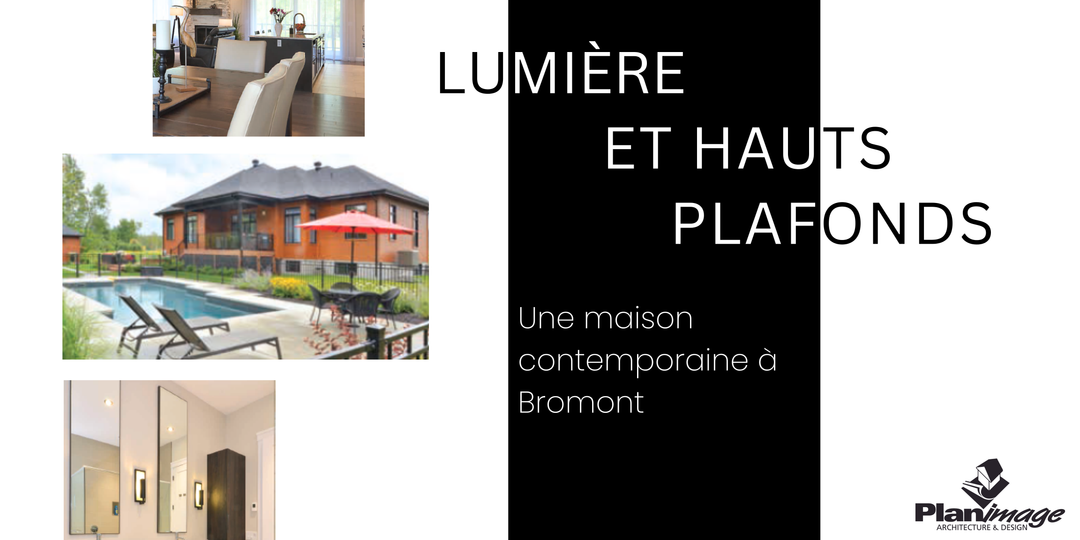 Lumière et hauts plafonds : une maison contemporaine à Bromont